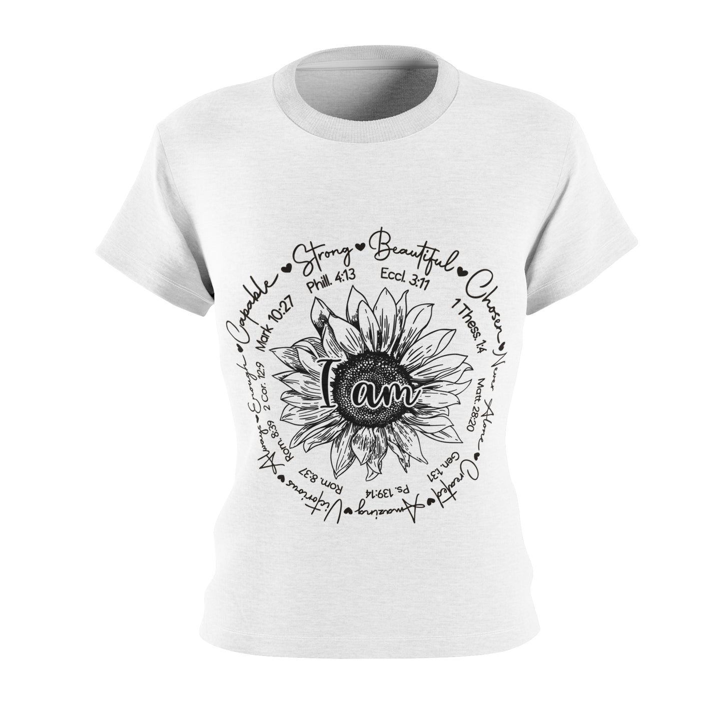 I AM – Scripture-Inspired T-Shirt with Length Check Back