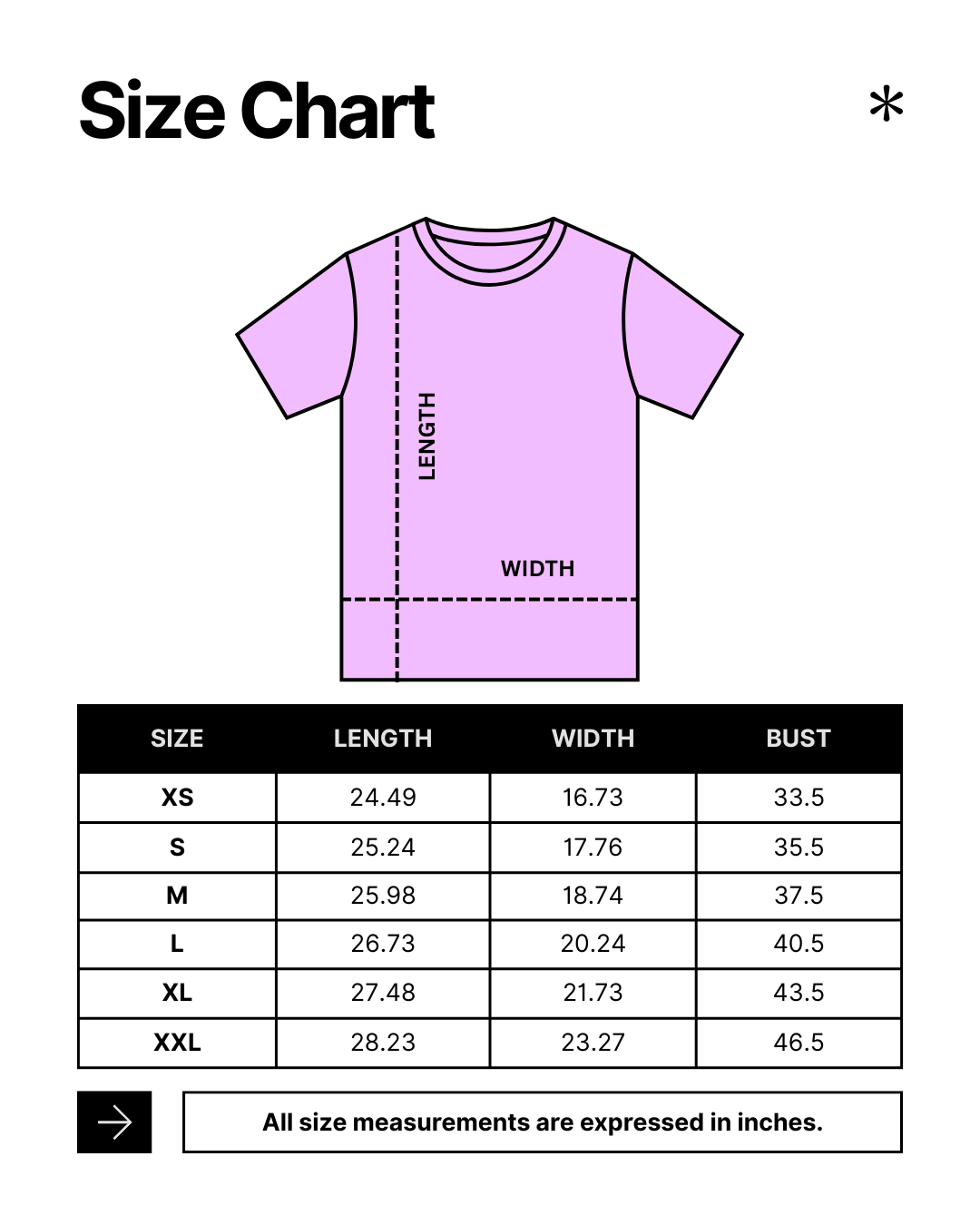 Length Check T-Shirt with Length Check Back