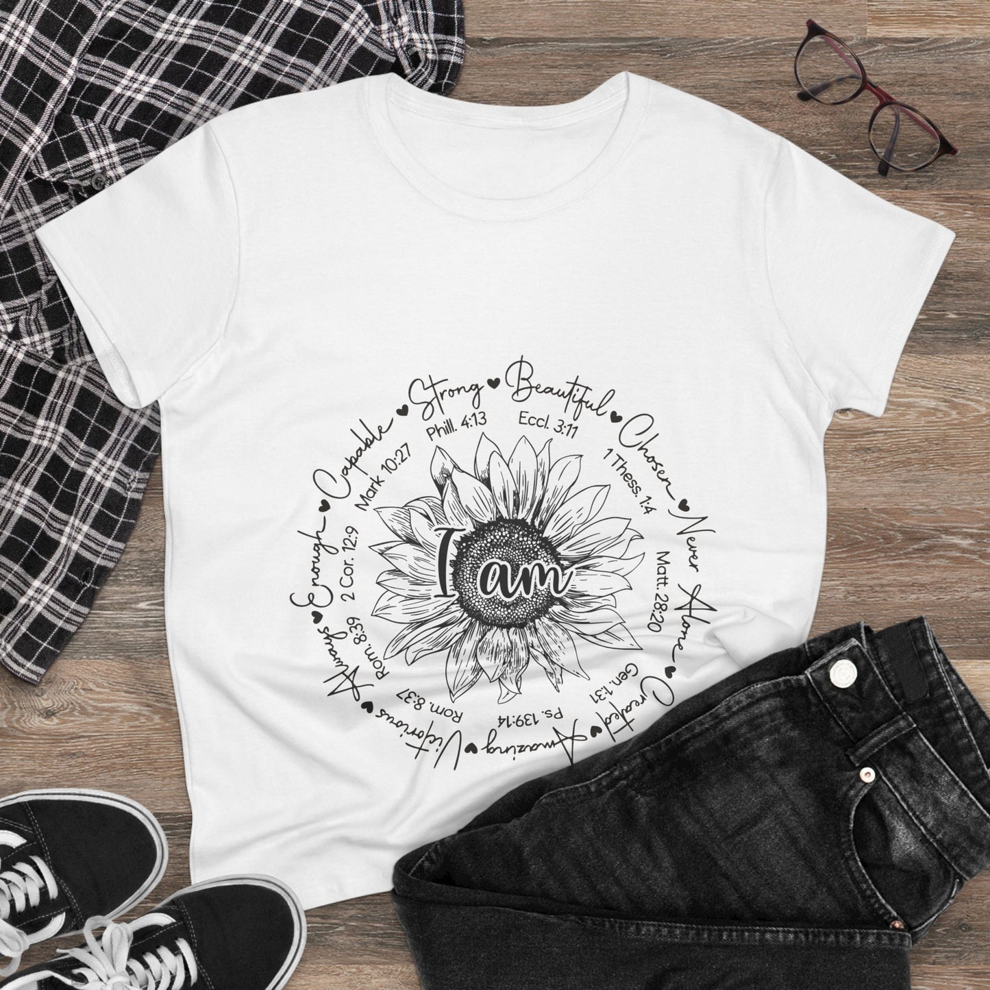 I Am – Scripture-Filled Affirmation Tee