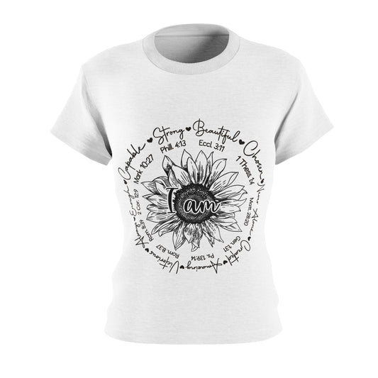 I AM – Scripture-Inspired T-Shirt with Length Check Back