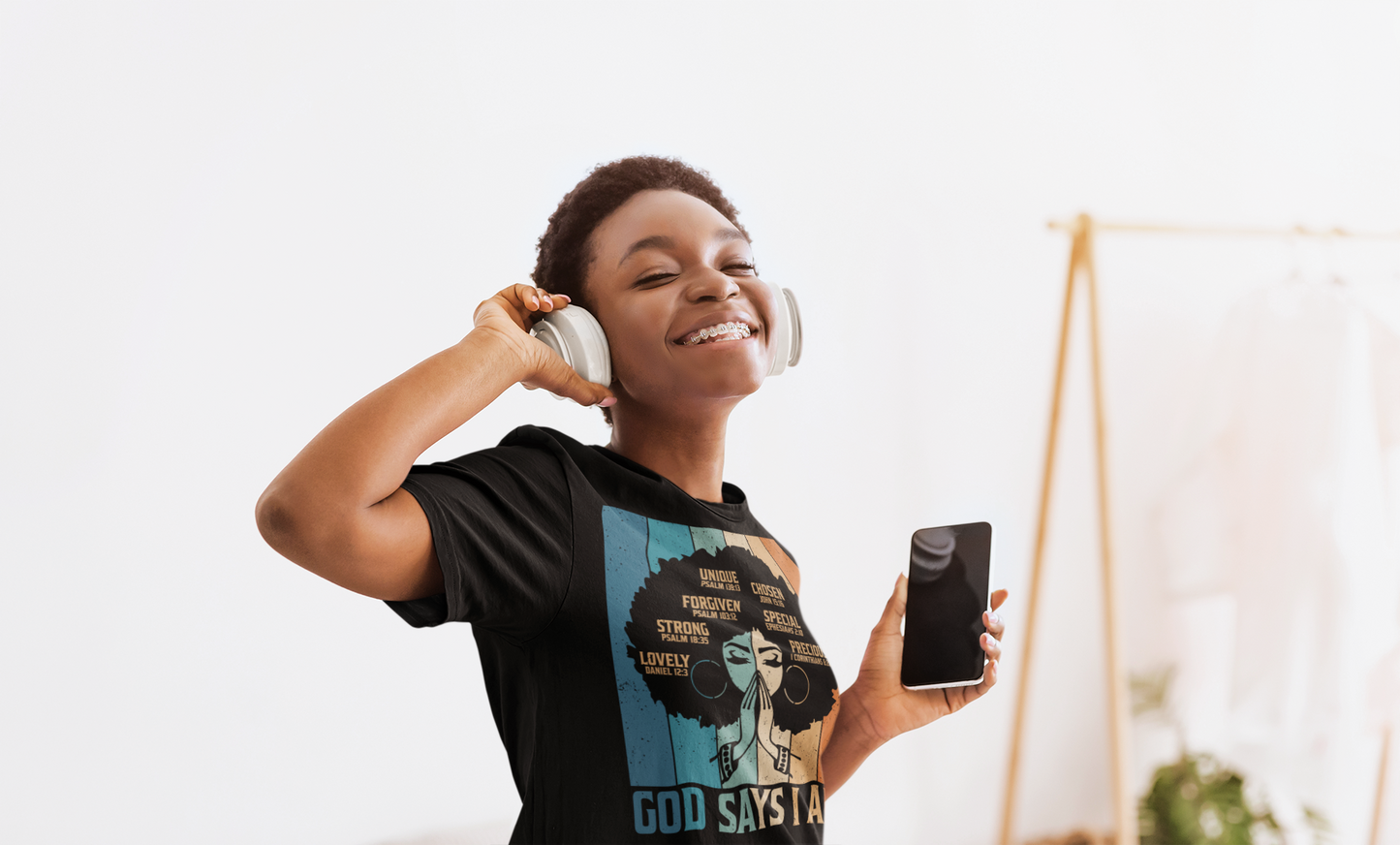 God Says I Am – Scripture-Filled Affirmation Tee